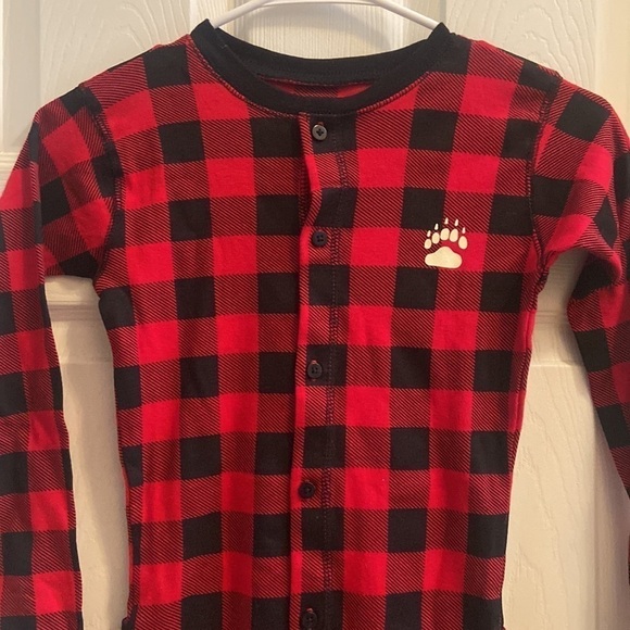 Kids Size 10 Long Johns PJs Pajamas with Trap Door NWT - Picture 3 of 10